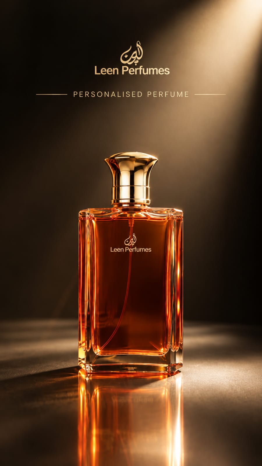 Leen Perfumes personalized bottle